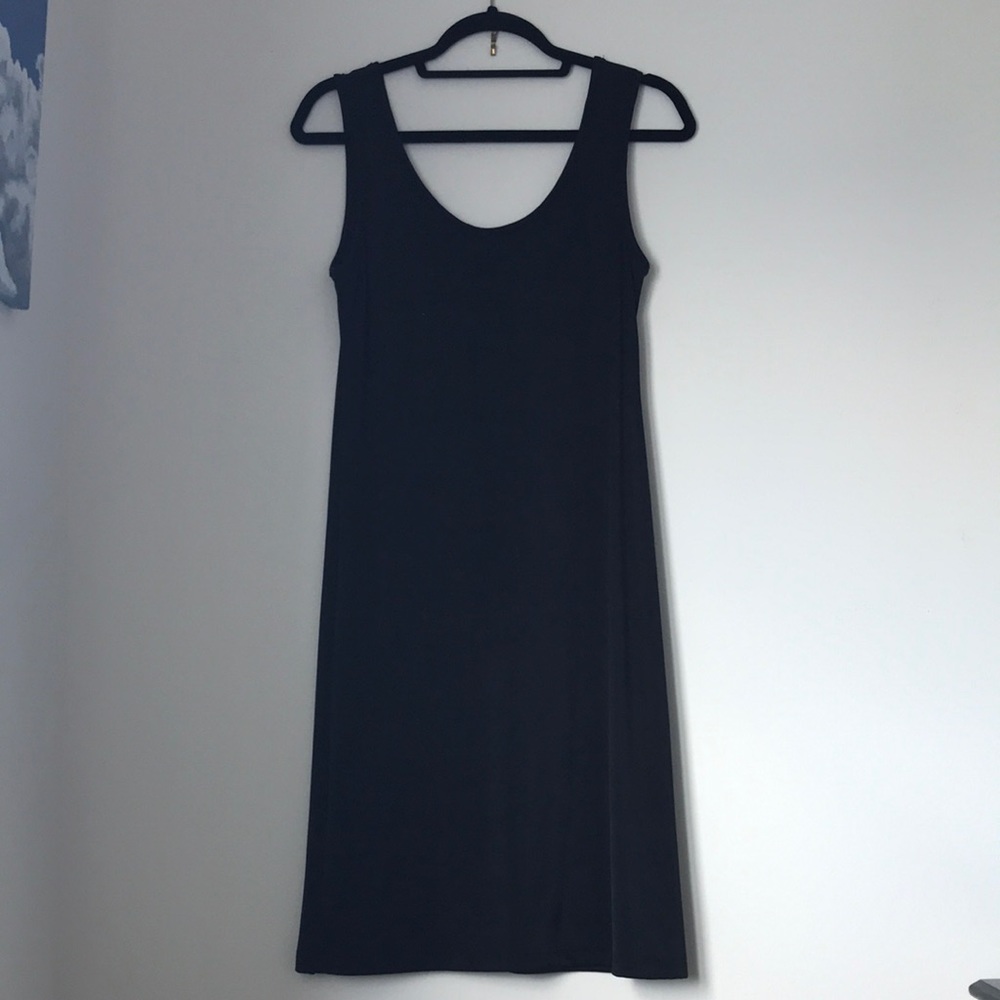 Little Black Dress with Beading at neckline